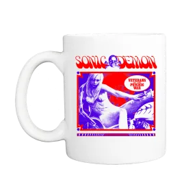 Sonic Demon - Psychic War Chopper Girl Mug - White