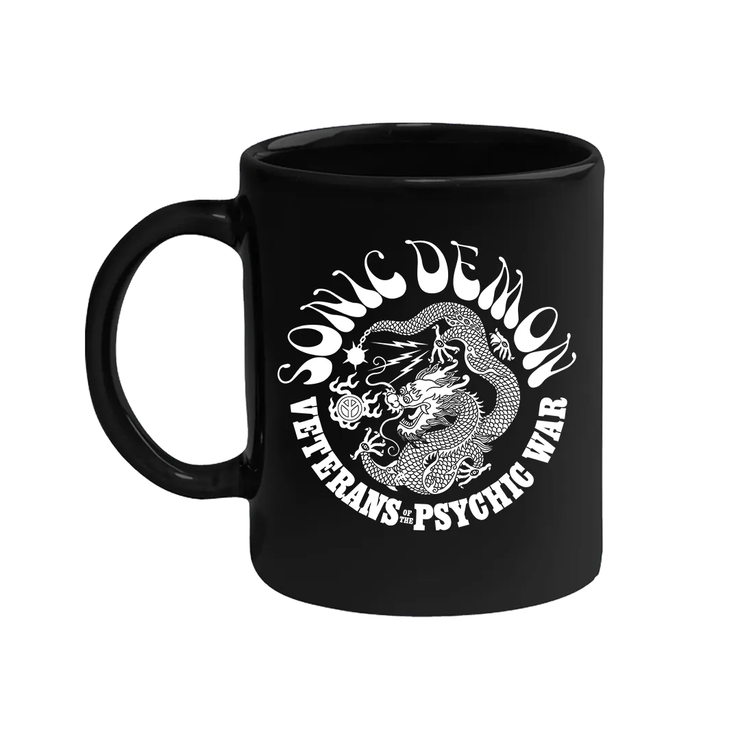 Sonic Demon - Psychic War Dragon Mug - Black