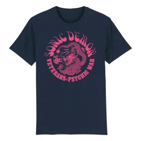 Sonic Demon - Psychic War Dragon T-Shirt - Navy