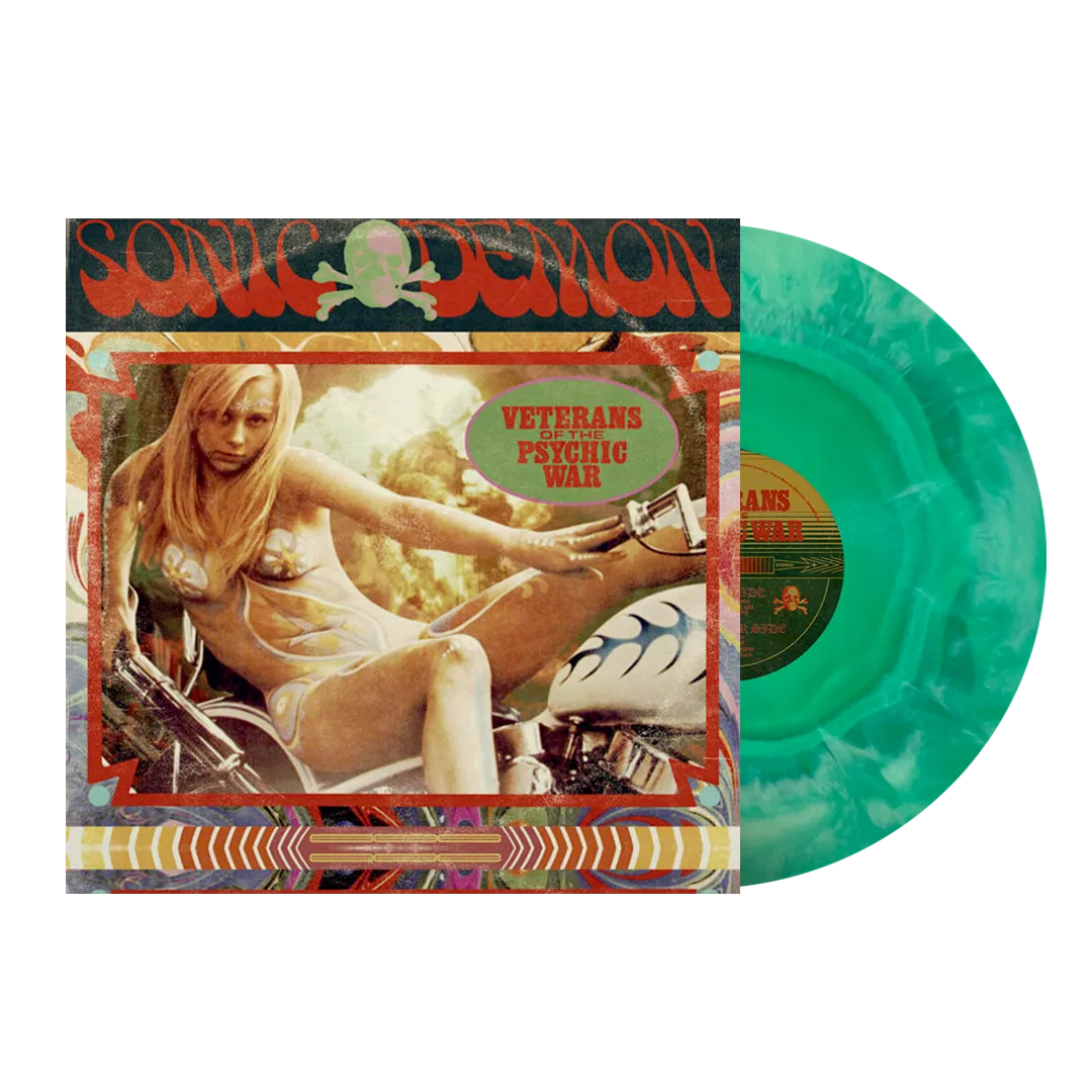 Sonic Demon - Veterans of Psychic War Vinyl LP - Green Smoke