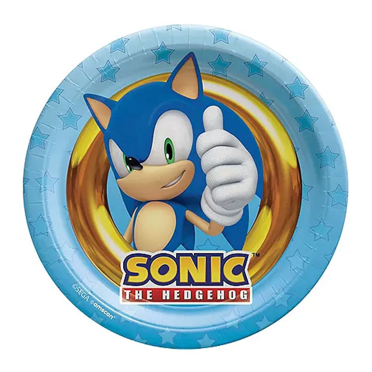 Sonic Dessert Plates 7" | 8ct