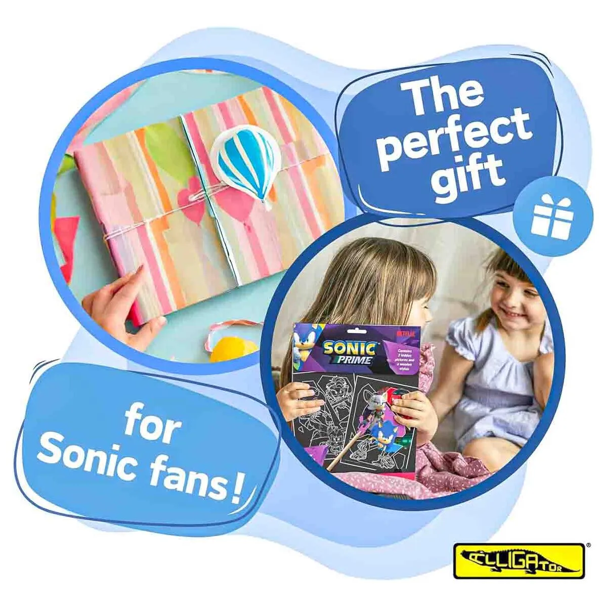 Sonic Prime Scratch Art Set