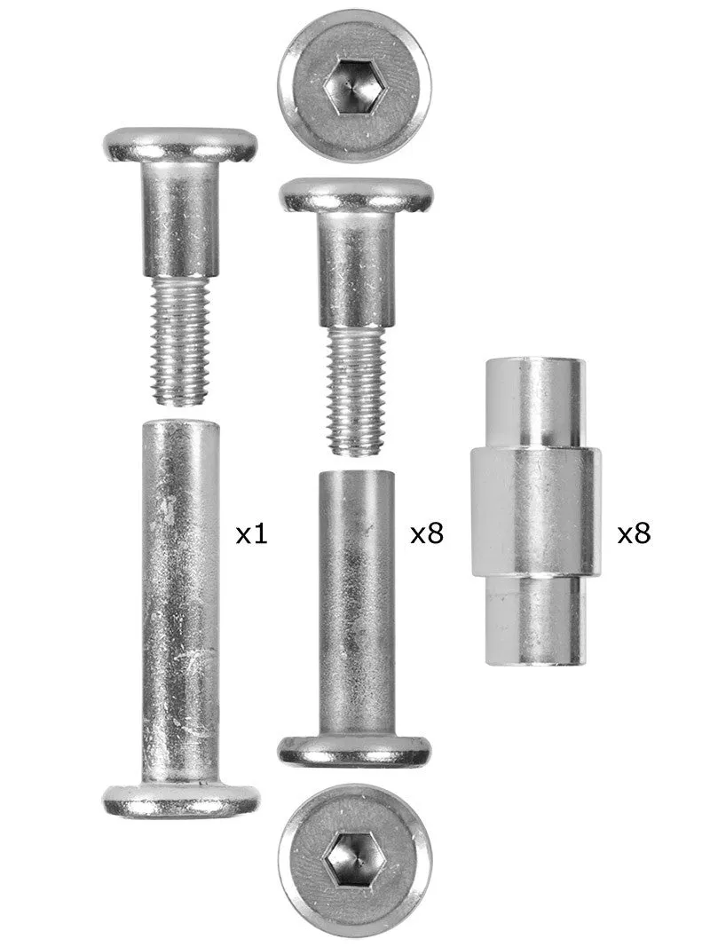 Sonic ROUND Universal Extender 6mm Round Inline Axle Kit - Set of Axles