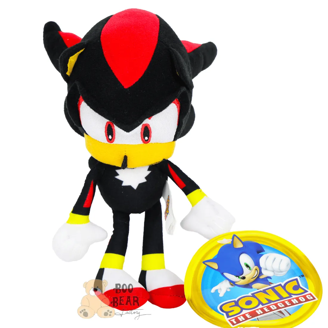 Sonic Shadow The Hedgehog Plush Toy | $14.99 | BooBear