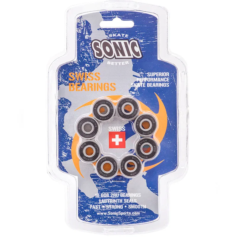 Sonic Swiss Bearings 16-pack of Swiss Bearings