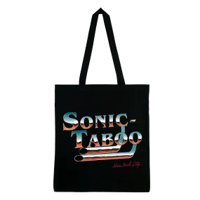 Sonic Taboo - Chrome Logo Tote Bag - Black