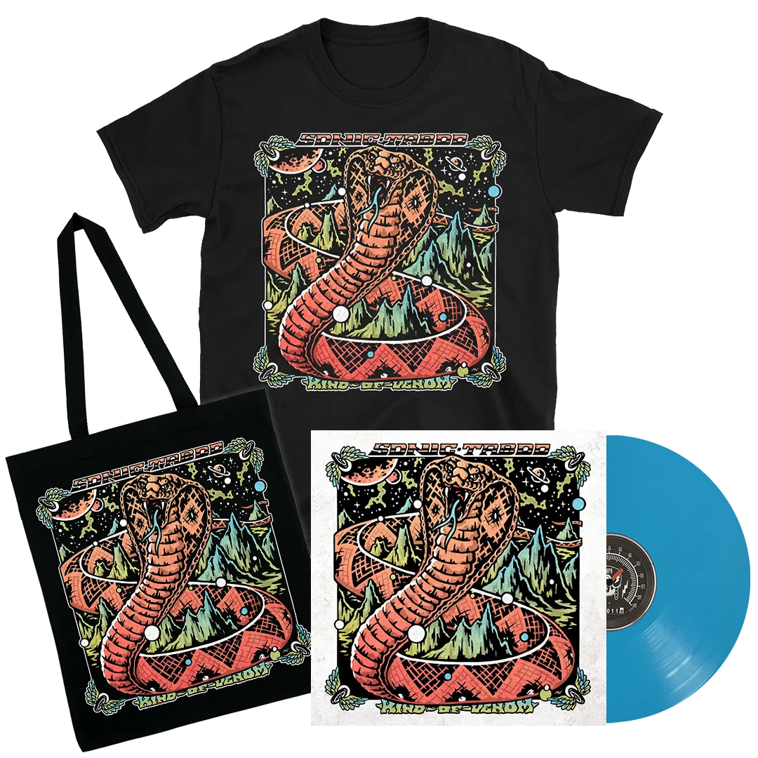 Sonic Taboo - Kind of Venom Vinyl   T-Shirt   Tote Bag Bundle