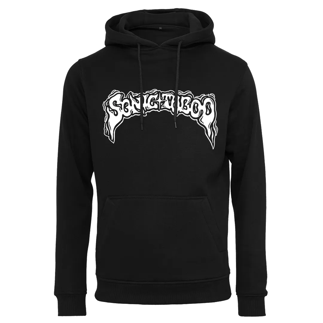 Sonic Taboo - Logo (White) Pullover Hoodie - Black