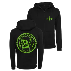 Sonic Taboo - Skull Logo (Misfits) Zip Hoodie - Black