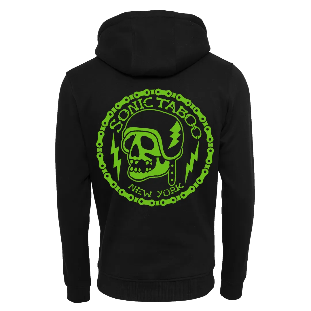 Sonic Taboo - Skull Logo (Misfits) Zip Hoodie - Black