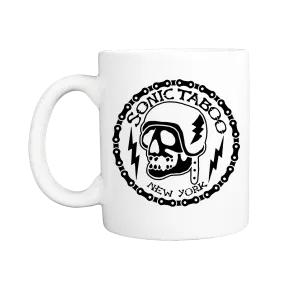 Sonic Taboo - Skull Logo Mug - White