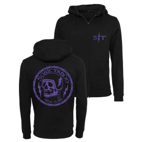 Sonic Taboo - Skull Logo (Sabbath) Zip Hoodie - Black