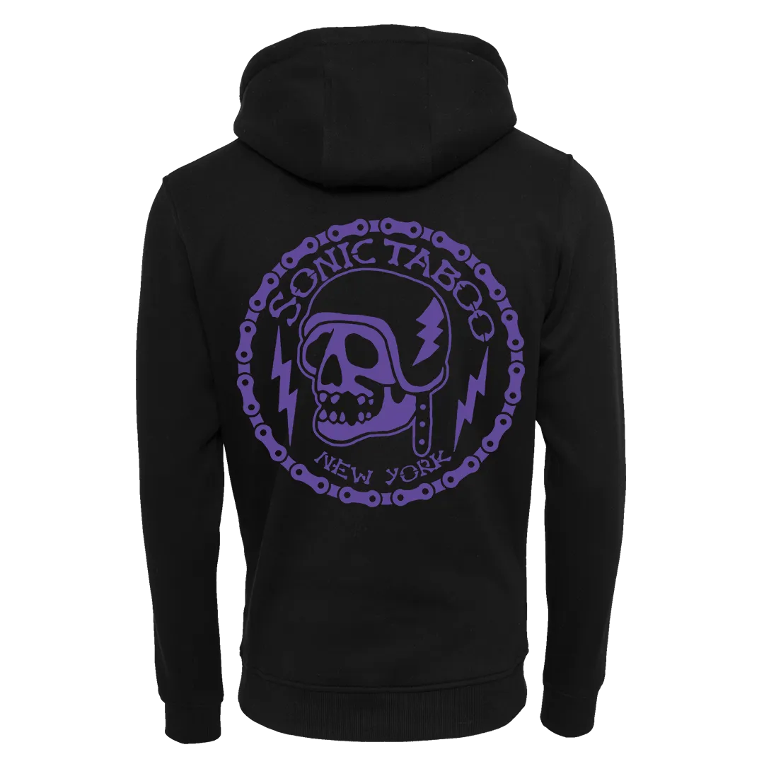 Sonic Taboo - Skull Logo (Sabbath) Zip Hoodie - Black