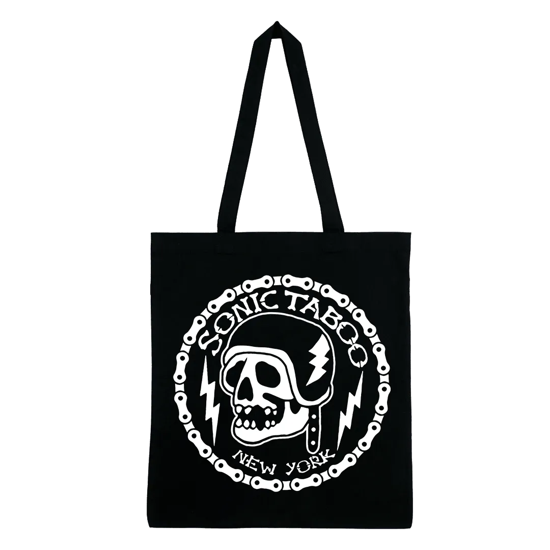 Sonic Taboo - Skull Logo Tote Bag - Black