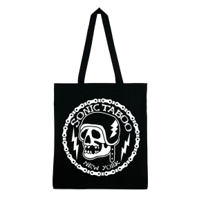 Sonic Taboo - Skull Logo Tote Bag - Black