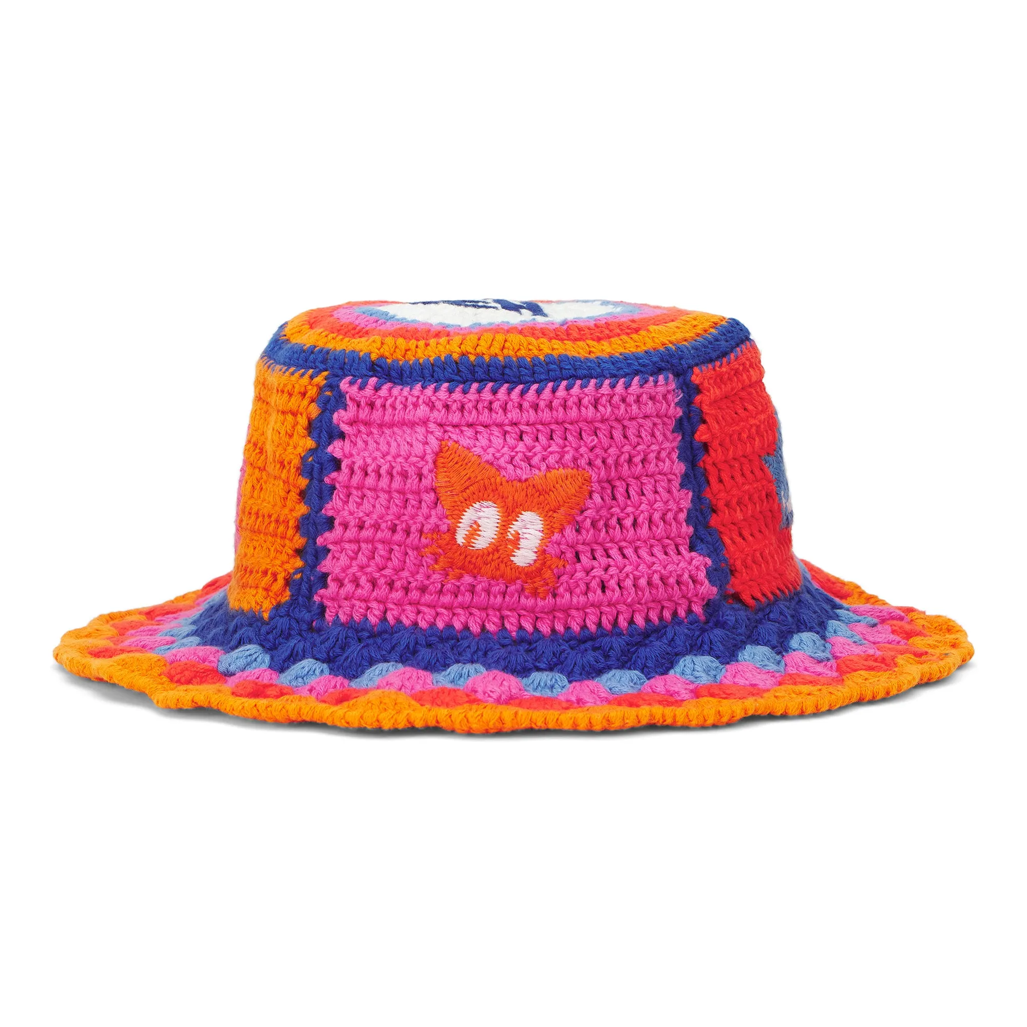 SONIC TEAM CROCHET BUCKET HAT (MULTI)