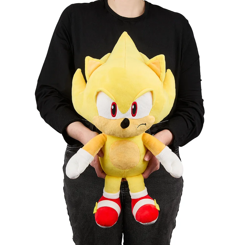 Sonic the Hedgehog 16" HugMe Plush with Shake Action - Super Sonic