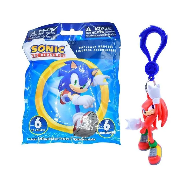 Sonic the Hedgehog 3-inch Backpack Hangers Figure Mystery Bag