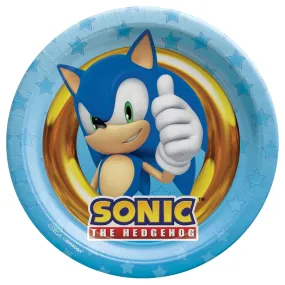 Sonic The Hedgehog 7in Luncheon Plates 8 Ct