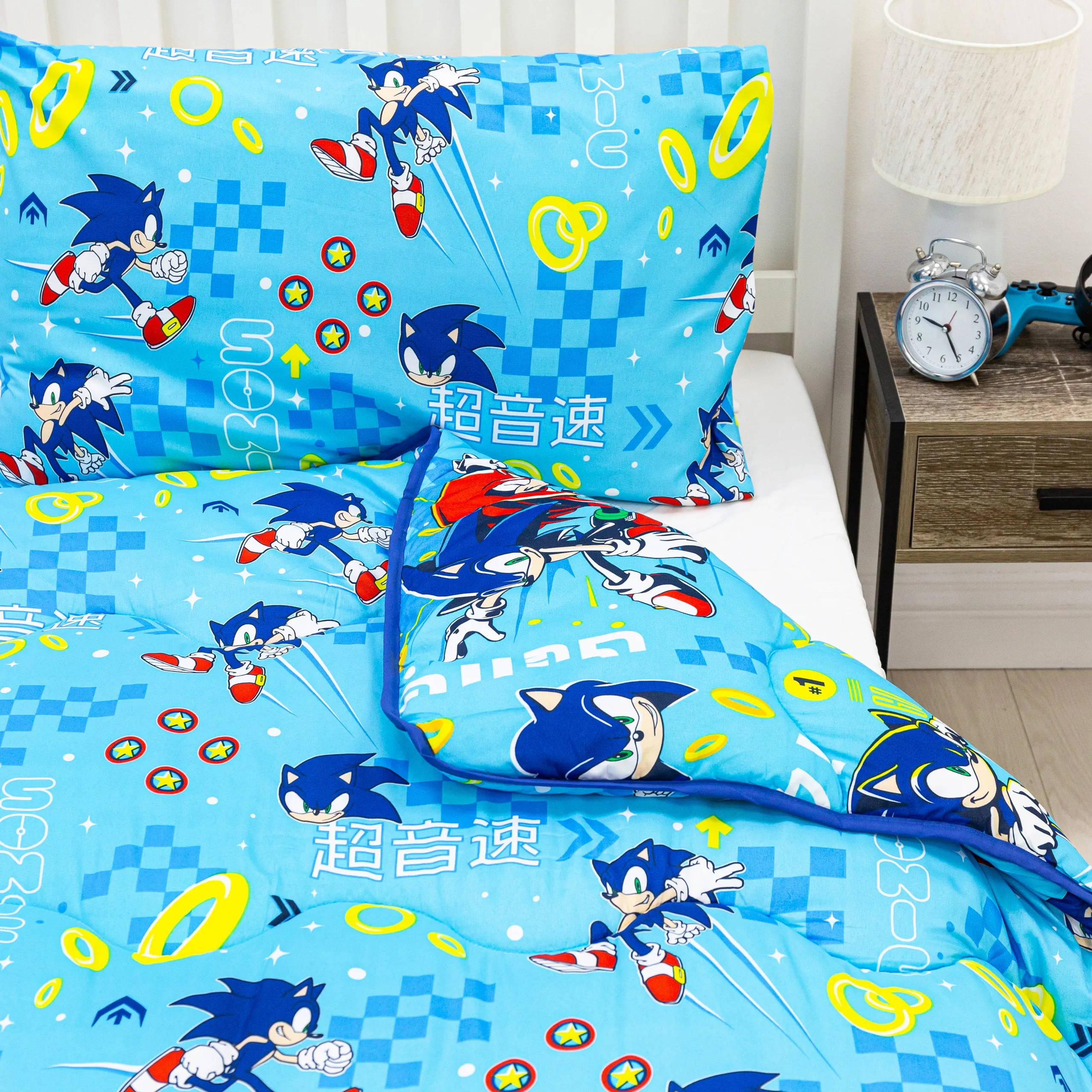 Sonic The Hedgehog Bedding Coverless Single Duvet Set