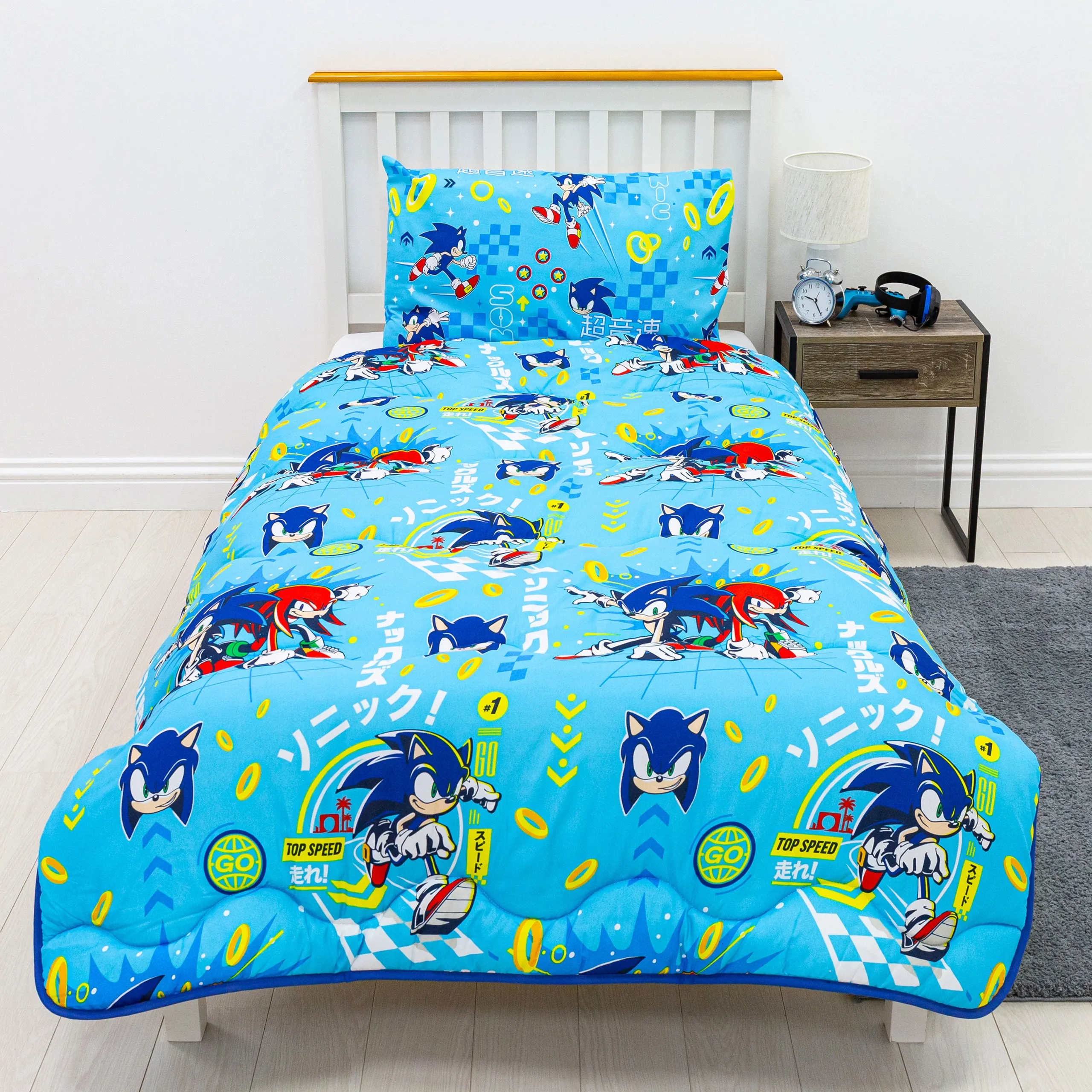 Sonic The Hedgehog Bedding Coverless Single Duvet Set