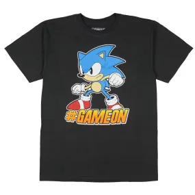 Sonic The Hedgehog Boys' #GameOn Character Design Gaming T-Shirt