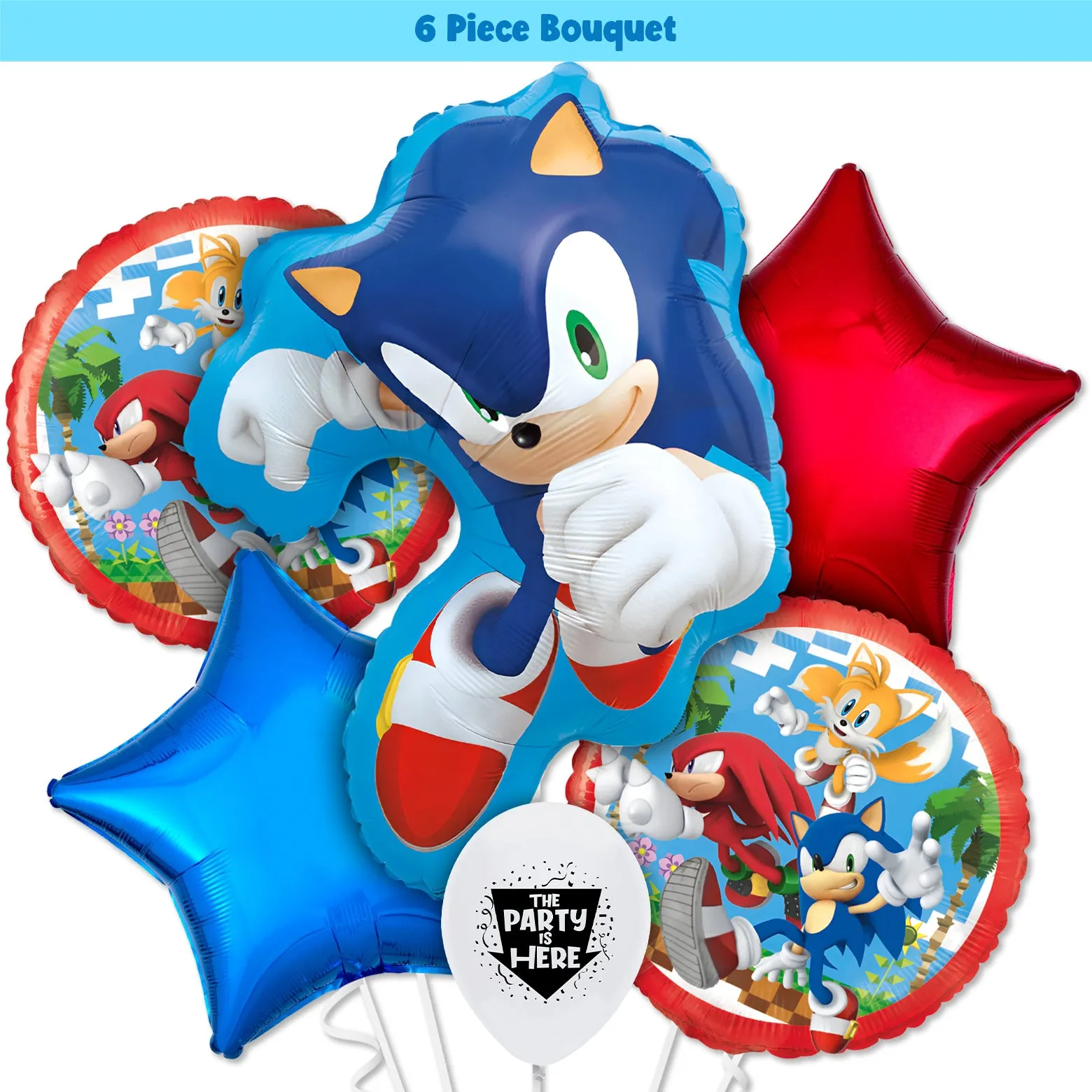 Sonic the Hedgehog Deluxe Balloon Bouquet Kit