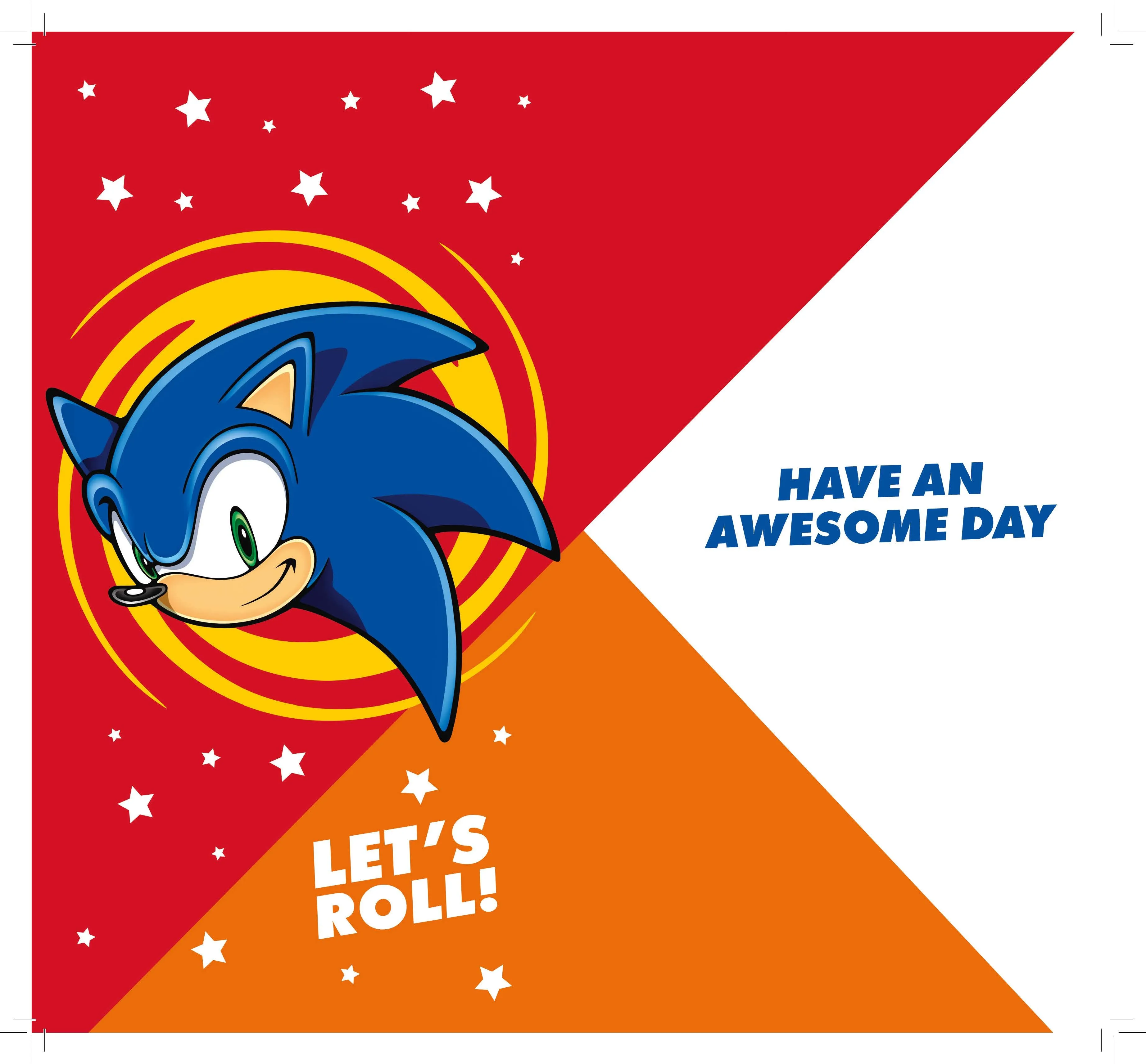 Sonic the Hedgehog 'Happy Birthday' Card