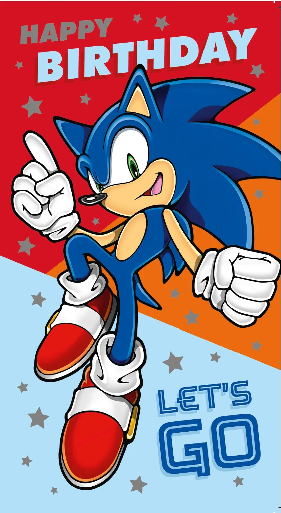 Sonic the Hedgehog 'Happy Birthday' Card