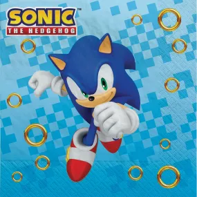 Sonic The Hedgehog Luncheon Napkins 16 Ct