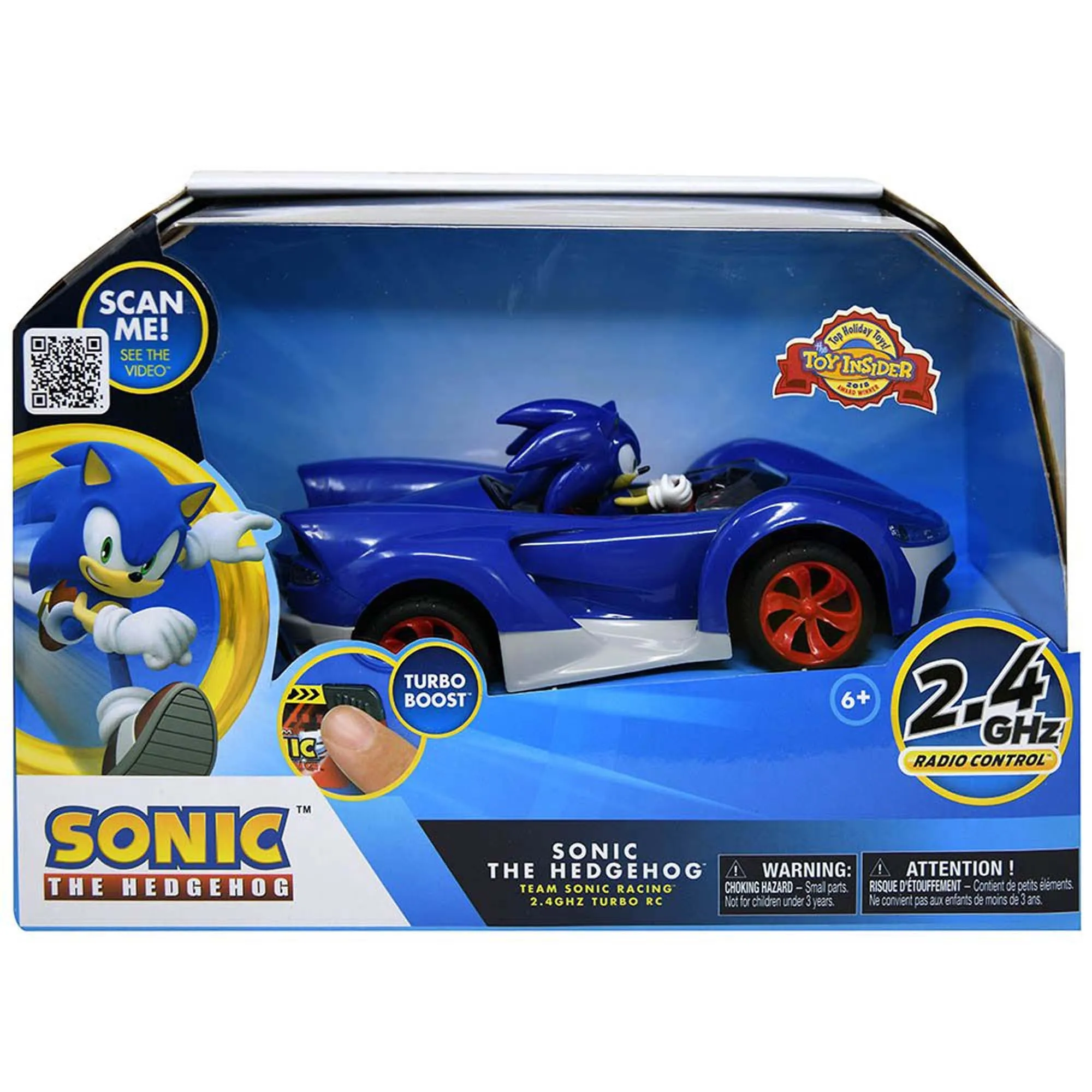 Sonic the Hedgehog Pull Back Racer, 1 Count