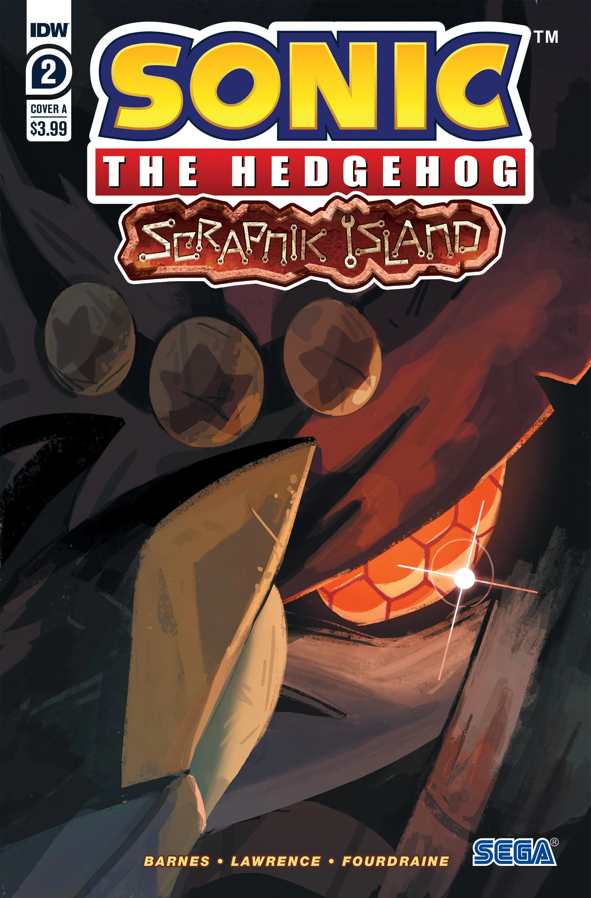 Sonic the Hedgehog: Scrapnik Island #2 Variant A (Fourdraine)