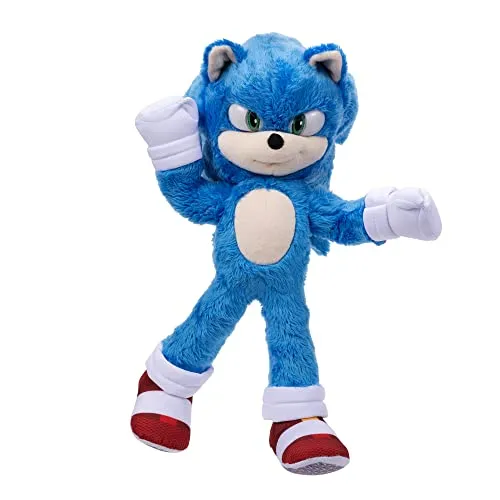 Sonic The Hedgehog Sonic Movie 13" Plush 5.6 x 5.4 x 14 inches