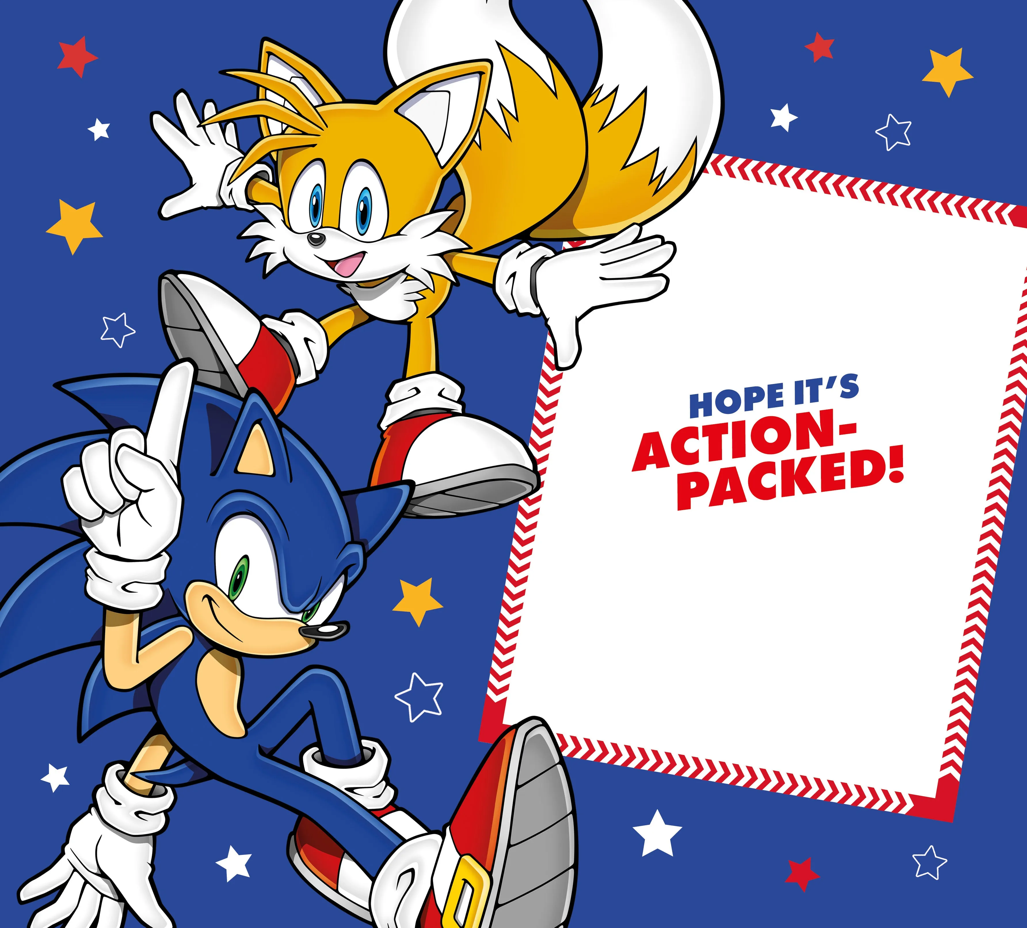 Sonic the Hedgehog 'Super Birthday' Card