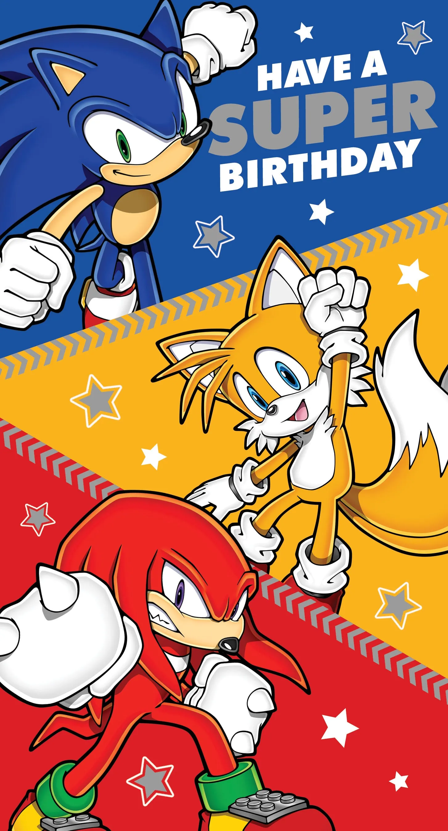 Sonic the Hedgehog 'Super Birthday' Card