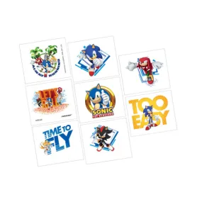 Sonic the Hedgehog Tattoos 8pk