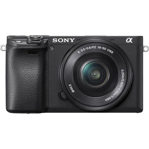 Sony A6400L, E PZ 16-50mm F/3.5-5.6 OSS Lens, Black