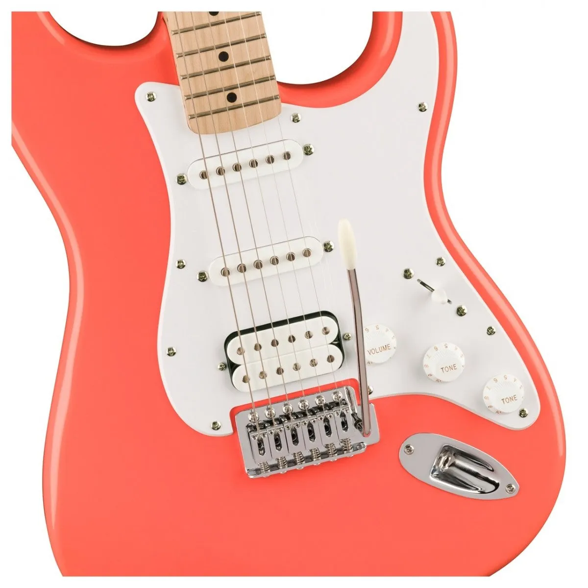 Squier Sonic Stratocaster Electric Guitar HSS MN - Tahitian Coral