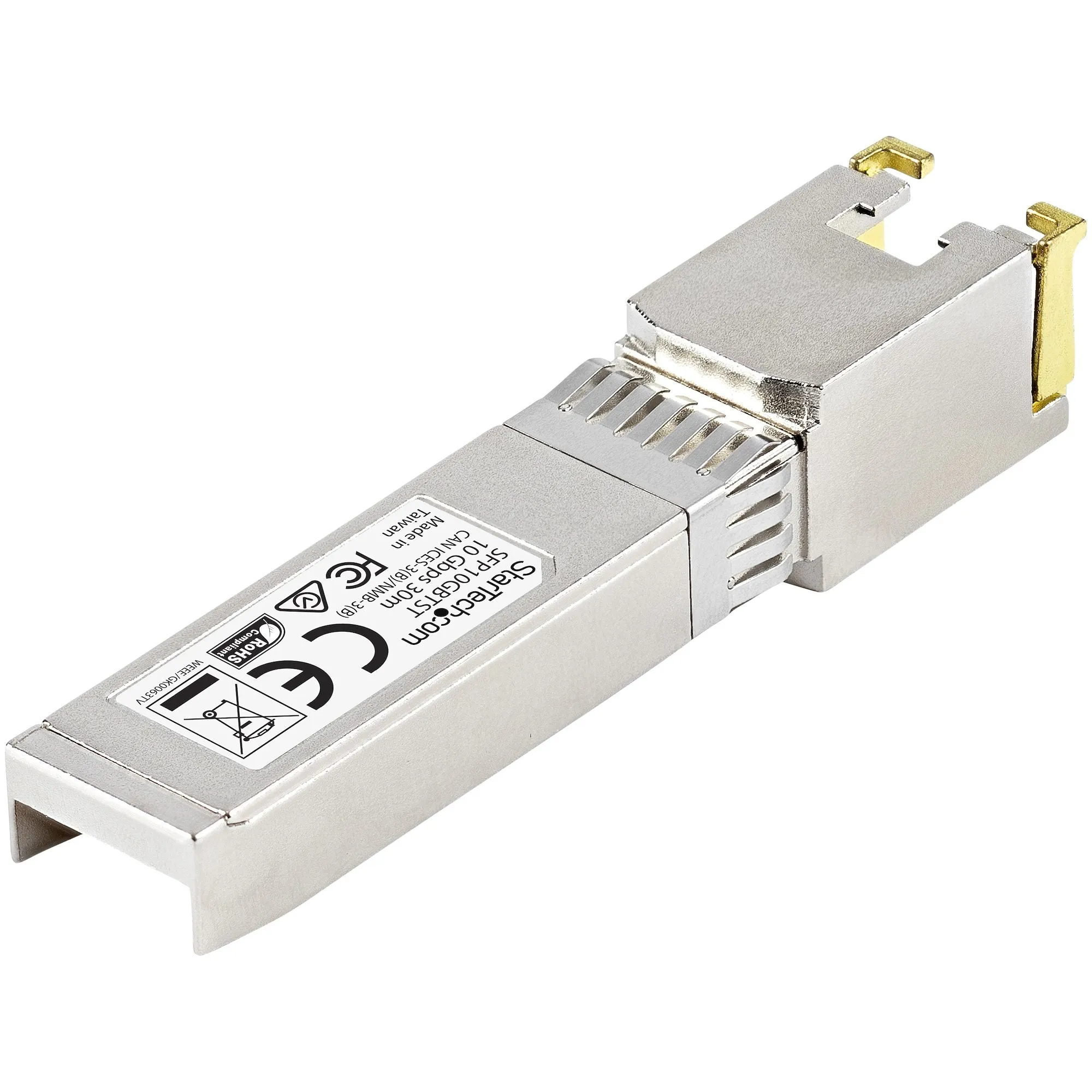 Startech.Com Msa Uncoded Sfp  Module - 10Gbase-T - 10Ge Gigabit Ethernet Sfp  Sfp To Rj45 Cat6/Cat5e Transceiver Module