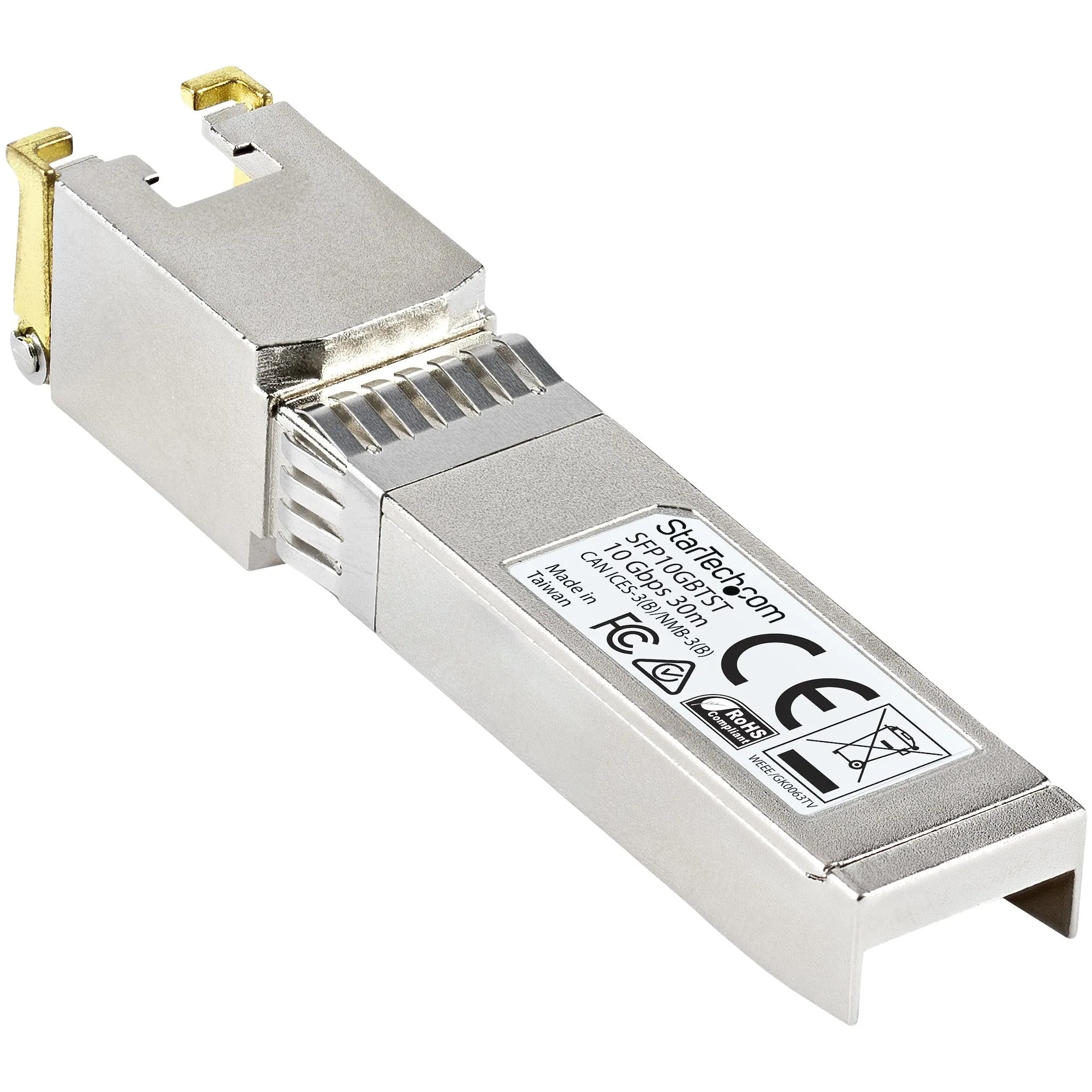 Startech.Com Msa Uncoded Sfp  Module - 10Gbase-T - 10Ge Gigabit Ethernet Sfp  Sfp To Rj45 Cat6/Cat5e Transceiver Module