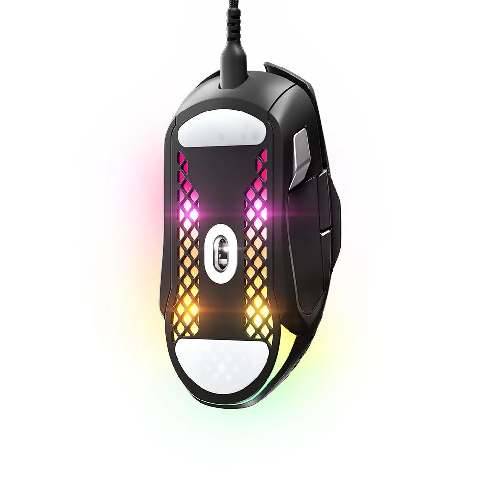 SteelSeries Aerox 5 RGB Ultra Lightweight Multi-Genre 9 Programmable Buttons Gaming Mouse (62401)