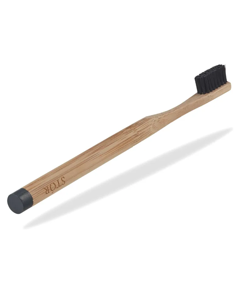 STÓR Charcoal Bristle Bamboo Toothbrush