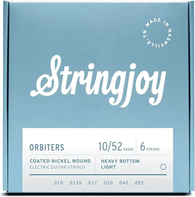 Stringjoy Orbiters Electric Guitar String Set - HEAVY BOTTOM 10s Light (10 13.5 17 30 40 52)