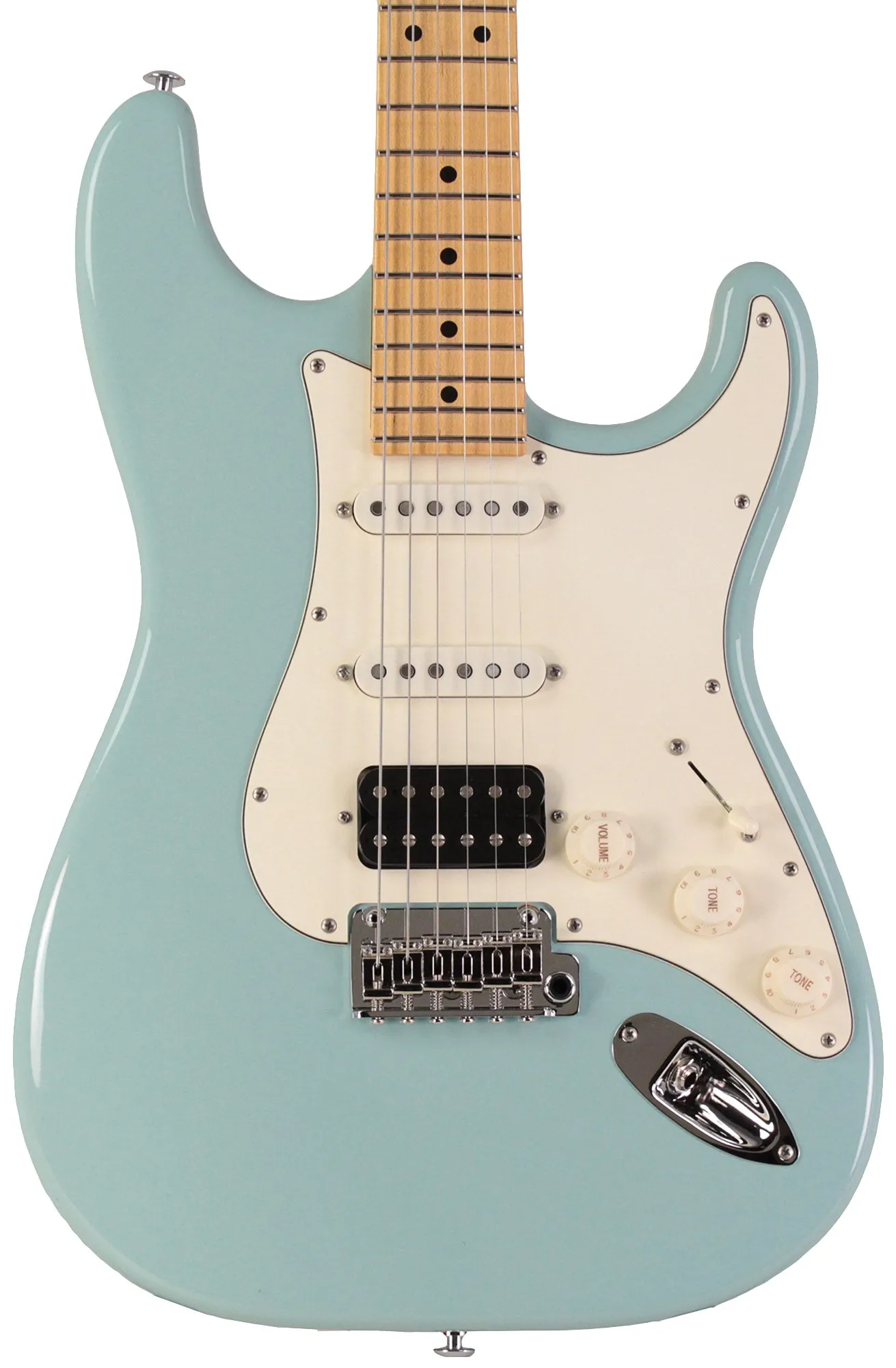 Suhr Classic S Antique Guitar, Sonic Blue, Maple, HSS