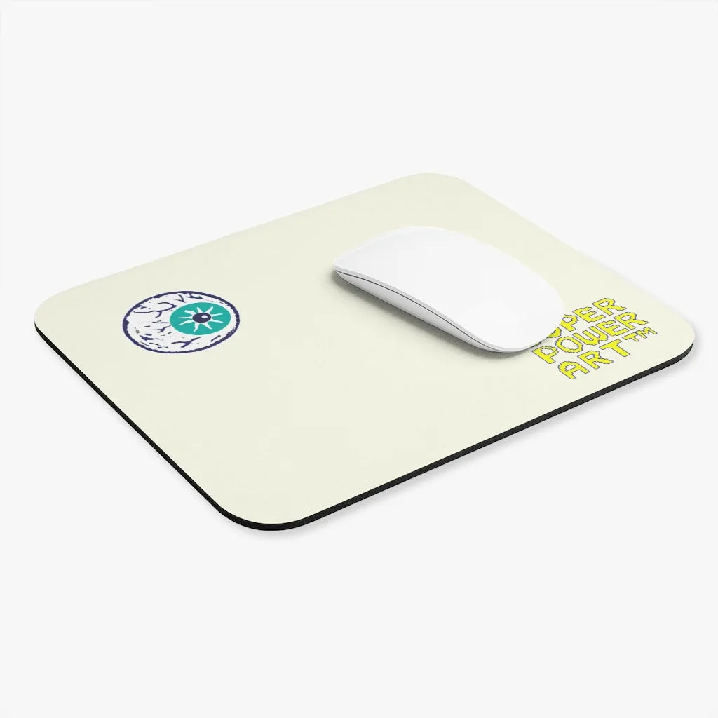 Super Power Art_Eye ball_Mouse Pad (Rectangle)_AOP_cream