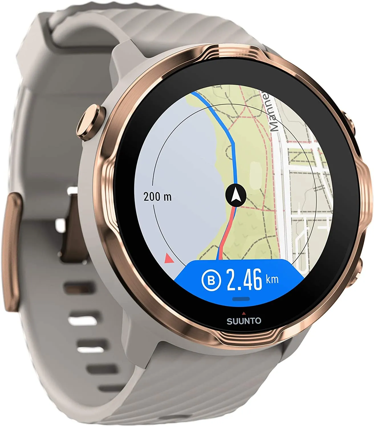 Suunto 7 Sandstone Rosegold GPS Smartwatch With Versatile Sports Experience (SS050381000)