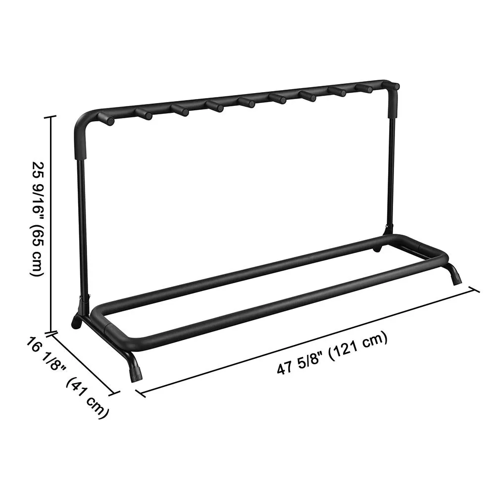 TheLAShop Multiple Guitar Folding Stand Holder Rack Display 3/ 5/ 7/ 9 Opt