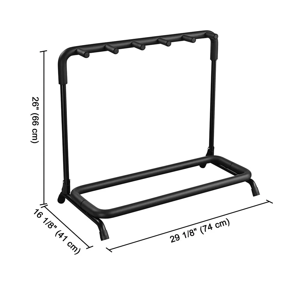 TheLAShop Multiple Guitar Folding Stand Holder Rack Display 3/ 5/ 7/ 9 Opt