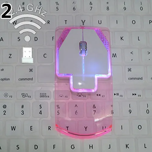 Thin Mouse Creative Ultra-thin Mouse for PC Laptop transparent