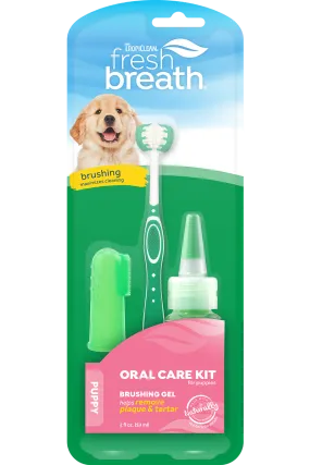 TropiClean Fresh Breath Oral Care Kit for Puppies (2oz/59ml)